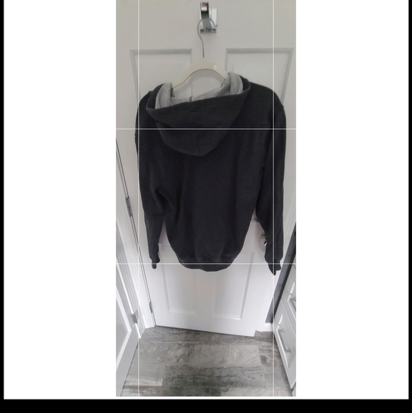 EUC Buccigross Cawlidge Hawkey Men's Sz Small Charcoal Sweatshirt Hoodie - Picture 3 of 3